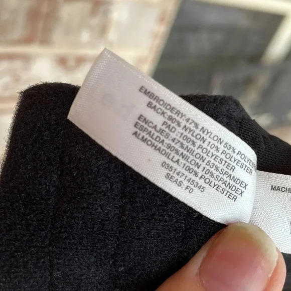 Apostrophe Black Embroidered Lace Trimmed Underwire Bra - Picture 10 of 11